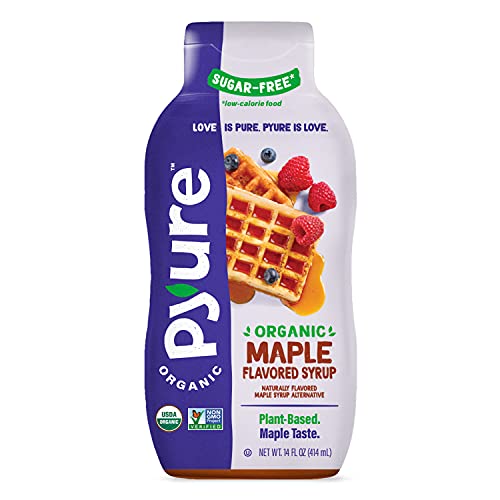 0850196003466 - ORGANIC MAPLE SYRUP ALTERNATIVE BY PYURE | SUGAR-FREE, KETO, LOW CARB | 14 FLUID OUNCE