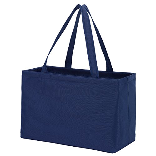 8502117051941 - SOLID COLOR ULTIMATE TOTE - CARRY ALL ORGANIZER BAG - A TAILGATE MUST THIS CAN BE PERSONALIZED OR MONOGRAMMED (NAVY BLUE)