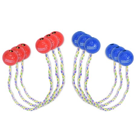 0850298002534 - GOSPORTS LADDER TOSS BOLO REPLACEMENT SET WITH REAL GOLF BALLS (6-PACK)