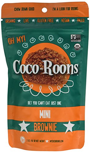 0850370005071 - WONDERFULLY RAW ORGANIC BROWNIE MINI COCO-ROONS, 2 OUNCE (PACK OF 12)