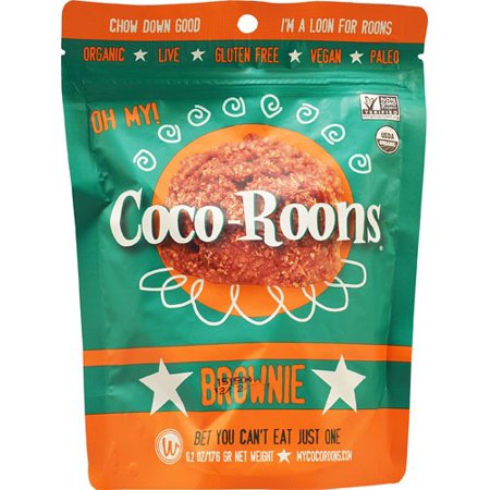 0850370005095 - WONDERFULLY RAW COCO-ROONS MACAROONS - BROWNIE - 6.2 OZ