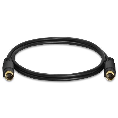 0850417002902 - CMPLE - S-VIDEO SVIDEO (SVHS) GOLD PLATED CABLE 4 PIN - 3 FT