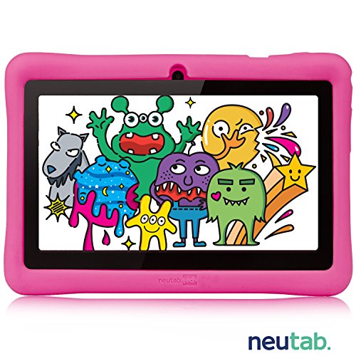 0850503006678 - NEUTAB 7 INCH KIDS TABLET, 7'' QUAD CORE ANDROID 5.1 LOLIPOP SYSTEM HD IPS WIDE ANGLE SCREEN W/ IWAWA SOFTWARE BUNDLE KIDS MODEL PRE-INSTALLED, FCC CERTIFIED (PINK)