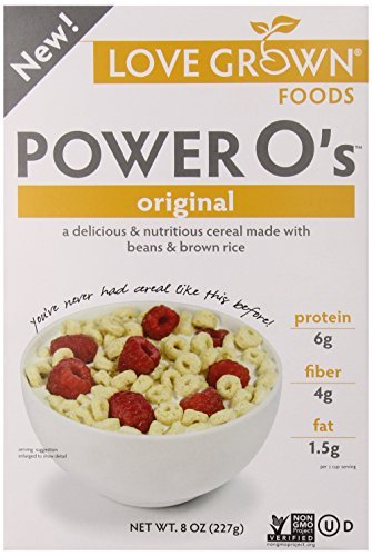 0850563002443 - LOVE GROWN FOODS POWER O'S CEREAL, ORIGINAL, 8 OUNCE