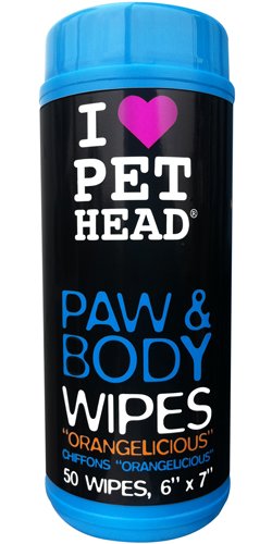 0850629004381 - PET HEAD PAW & BODY WIPES!! 50CT