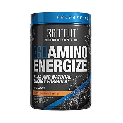 0850829006239 - 360AMINOENERGIZE PEACH LEMONADE ICED TEA WITH RAW COCONUT WATER POWDER, NATURAL ENERGY BOOST, BUILDS MUSCLE, MAINTAINS HYDRATION, TASTES GREAT!