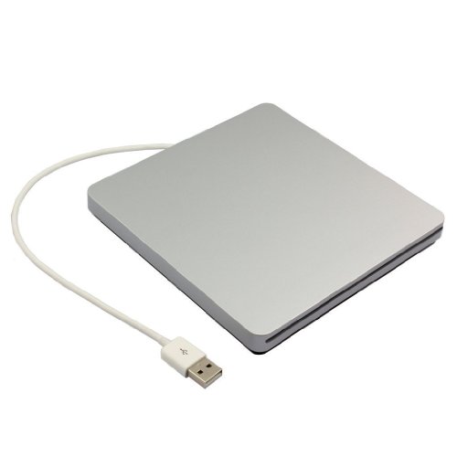 8510052843903 - GENERIC EXTERNAL SUPER SLIM USB 2.0 SLOT-IN DVD-RW, SILVER