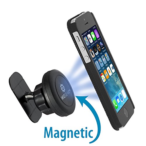 0851077006187 - WIZGEAR UNIVERSAL STICK ON DASHBOARD MAGNETIC CAR MOUNT HOLDER FOR CELL PHONES AND MINI TABLETS WITH FAST SWIFT-SNAP TECHNOLOGY