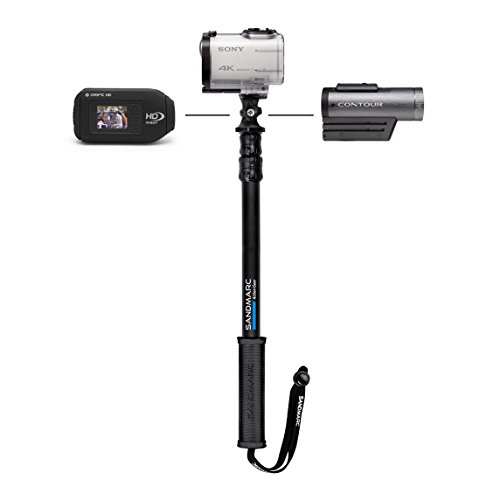 SANDMARC Pole - Black Edition: 17-40 Stick for GoPro