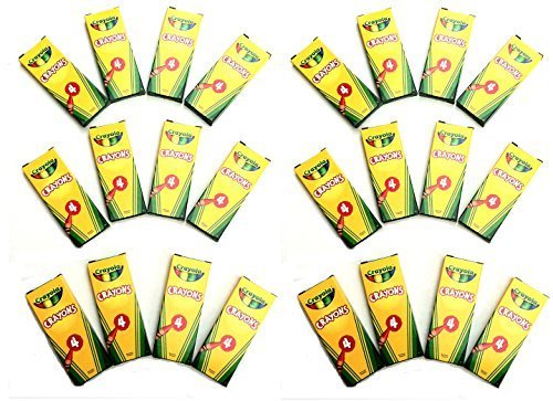 0851299006002 - 24 BOXES CRAYOLA® 4-CT. CRAYON PARTY FAVOR PACK