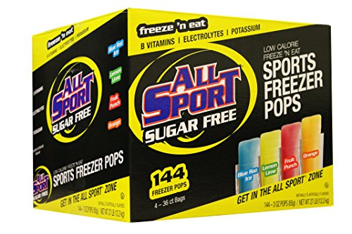 0851390005331 - ALL SPORT | SUGAR-FREE | HYDRATION FREEZER POPS | VARIETY PACK | 3 OUNCE (PACK OF 144)