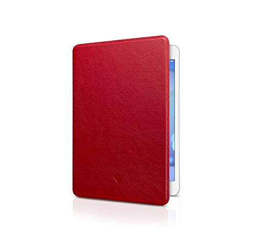 0851522002962 - TWELVE SOUTH SURFACEPAD FOR IPAD MINI, RED | ULTRA-SLIM LUXURY LEATHER COVER + DISPLAY STAND FOR IPAD MINI (1ST, 2ND, 3RD GEN.)