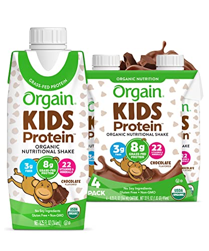0851770003117 - ORGAIN HEALTHY KIDS ORGANIC NUTRITIONAL SHAKE - CHOCOLATE - 24 PACK