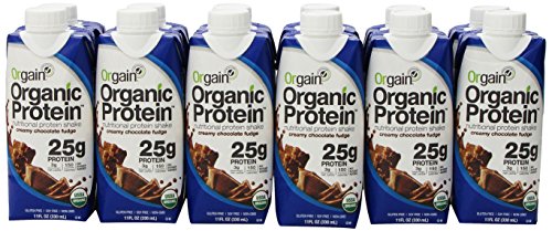 0851770003247 - ORGAIN PROTEIN NUTRITIONAL PROTEIN SHAKE, CREAMY CHOCOLATE FUDGE, 11 OUNCE (PACK OF 12)