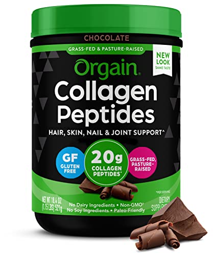0851770007863 - ORGAIN GRASS FED HYDROLYZED COLLAGEN PEPTIDES PROTEIN POWDER - PALEO & KETO FRIENDLY, AMINO ACID SUPPLEMENT, PASTURE RAISED, GLUTEN, DAIRY, AND SOY FREE, NON-GMO, TYPE I AND III, 1 POUND, CHOCOLATE