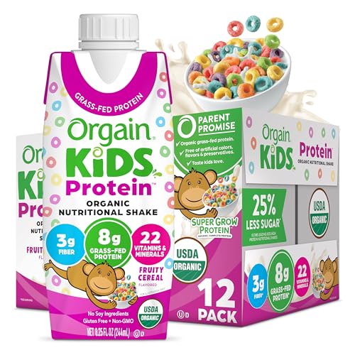 0851770009492 - ORGAIN KIDS PROTEIN ORGANIC NUTRITION SHAKE - FRUITY CEREAL