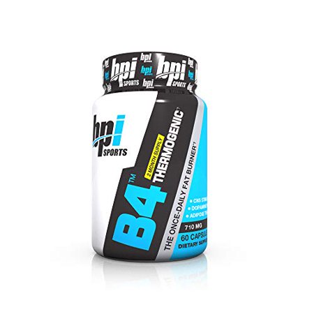 0851780006092 - BPI SPORTS B4 THERMOGENIC THE ONCE DAILY FAT BURNER, 60 COUNT