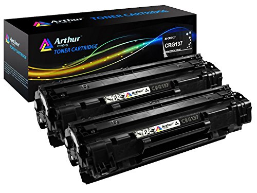0851815006417 - ARTHUR IMAGING COMPATIBLE TONER CARTRIDGE REPLACEMENT FOR CANON 137 (9435B001AA) (BLACK, 2-PACK)