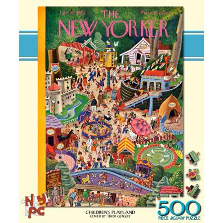 0851996002291 - NEW YORK PUZZLE COMPANY - NEW YORKER CHILDREN'S PLAYLAND - 500 PIECE JIGSAW PUZZLE