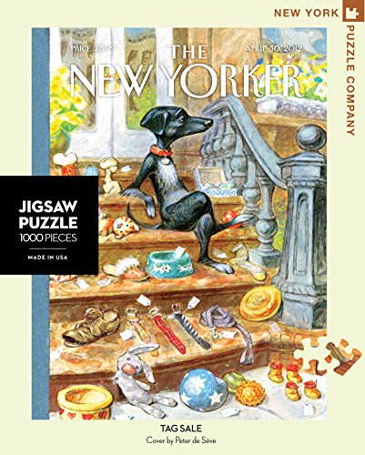0851996002710 - NEW YORK PUZZLE COMPANY - NEW YORKER TAG SALE - 1000 PIECE JIGSAW PUZZLE
