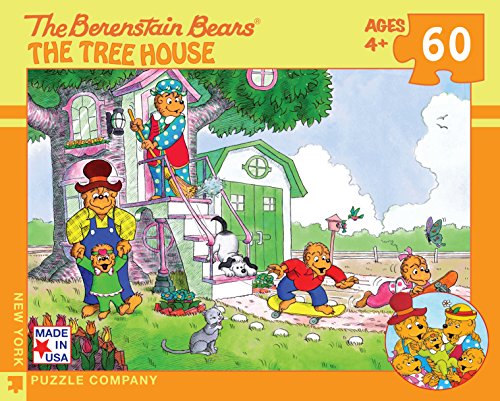 0851996002864 - NEW YORK PUZZLE COMPANY - BERENSTAIN BEAR TREEHOUSE - 60 PIECE JIGSAW PUZZLE