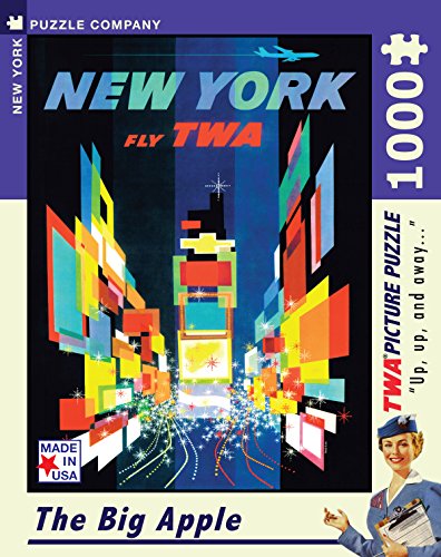 0851996002888 - NEW YORK PUZZLE COMPANY - AMERICAN AIRLINES SAN FRANCISCO - 1000 PIECE JIGSAW PUZZLE