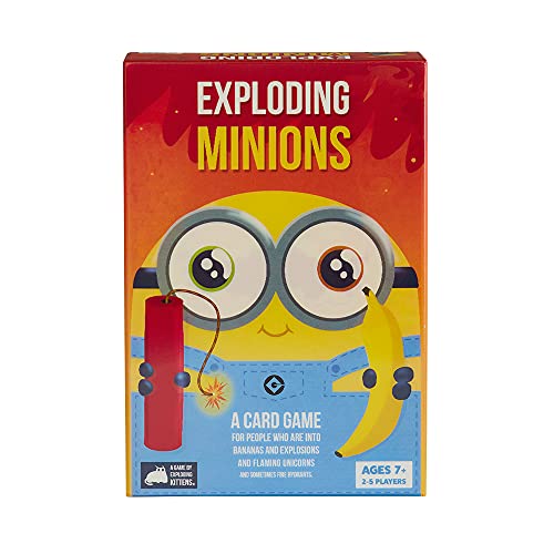 0852131006495 - EXPLODING MINIONS CARD GAME - FAMILY-FRIENDLY PARTY GAMES - CARD GAMES FOR ADULTS, TEENS & KIDS