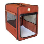 0852134002593 - GOPETCLUB SOFT-SIDED DOG CRATE WITH MAT IN AB X SIZE 26 IN