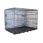 0852134002876 - FOLDING WIRE DOG CRATE WITH DIVIDER