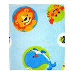 0085214045122 - FISHER PRICE | FISHER PRICE - PRECIOUS PLANET CORAL FLEECE BLANKET
