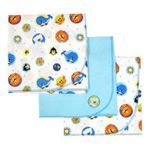 0085214045139 - FISHER PRICE - SET OF 3 PRECIOUS PLANET FLANNEL RECEIVING BLANKETS