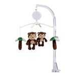 0085214061207 - CROWN CRAFTS | NOJO LITTLE BEDDING JUNGLE TIME MUSICAL MOBILE