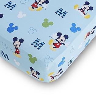 0085214089928 - DISNEY BABY MICKEY MOUSE FITTED CRIB SHEET - CROWN CRAFTS INFANT PRODUCTS, INC.