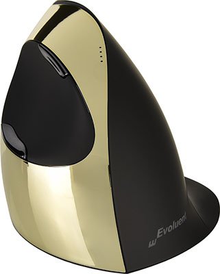 0852153015314 - EVOLUENT VERTICALMOUSE C SERIES GOLD, WIRELESS RIGHT HAND (VMCRWG)