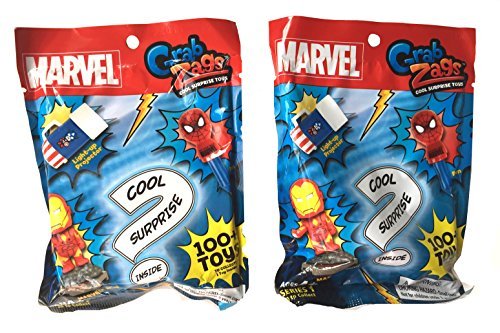 0852158001107 - TOY - MARVEL - GRAB ZAGS - FIGURES AND TOYS - SURPRISE FOIL PACKS - 48