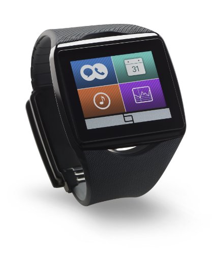 0852223005009 - QUALCOMM TOQ - SMARTWATCH FOR ANDROID SMARTPHONE - BLACK