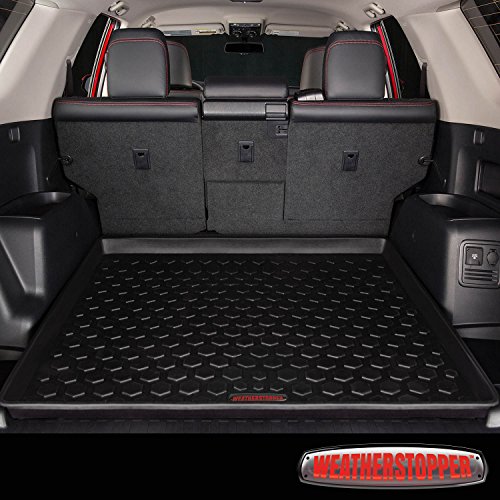 0852292007003 - 2011 - 2017 TOYOTA 4RUNNER CARGO MAT BY WEATHERSTOPPER (GUARANTEED PERFECT FIT) HEAVY-DUTY ALL-WEATHER TRUNK & CARGO LINER - 100% WEATHER PROOF - FITS ALL 4 RUNNER MODELS BETWEEN 2011 - 2017
