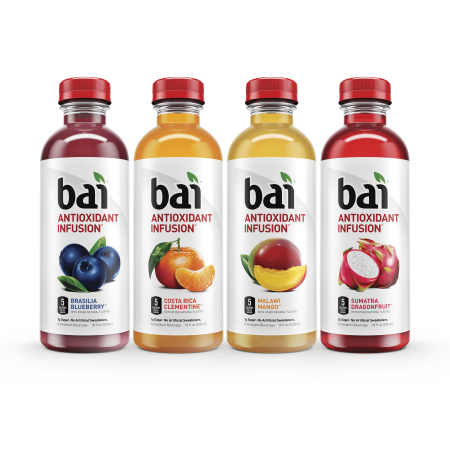0852311004112 - BAI RAINFOREST VARIETY PACK, 5 CALORIES, NO ARTIFICIAL SWEETENERS, 1G SUGAR, ANTIOXIDANT INFUSED BEVERAGE