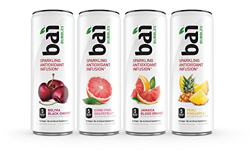0852311004990 - BAI BUBBLES VARIETY PACK, 5-CALORIE, NATURALLY SWEETENED, ANTIOXIDANT INFUSED SPARKLING BEVERAGE 11.5OZ CAN (PACK OF 12)