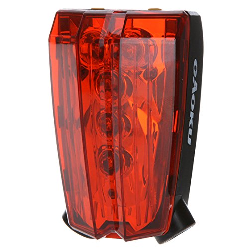0008523230324 - 1PC BICYCLE LIGHTS 5 LED 2 LASERS RED FLASH BIKE TAIL REAR LIGHT LAMP BICYCLE SAFETY BIKE TAILLIGHT