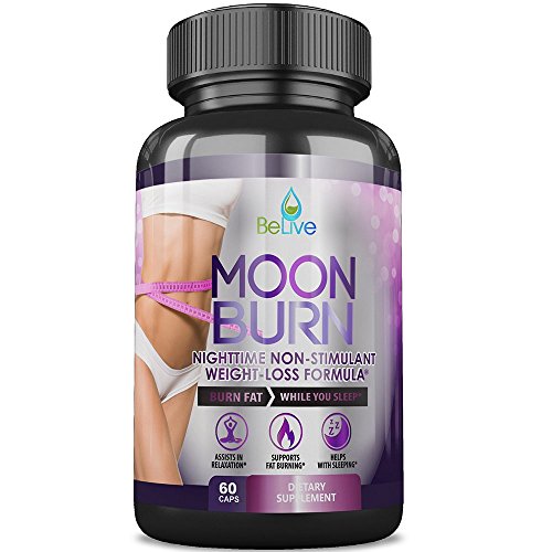 0008523343970 - MOONBURN BURN FAT WHILE YOU SLEEP WEIGHT LOSS PILLS FOR WOMEN AND MEN. SLEEP AID SUPPLEMENT, STIMULANT-FREE, BELLY FAT BURNER, CARB BLOCKER WITH GARCINIA CAMBOGIA, GREEN TEA & CLA