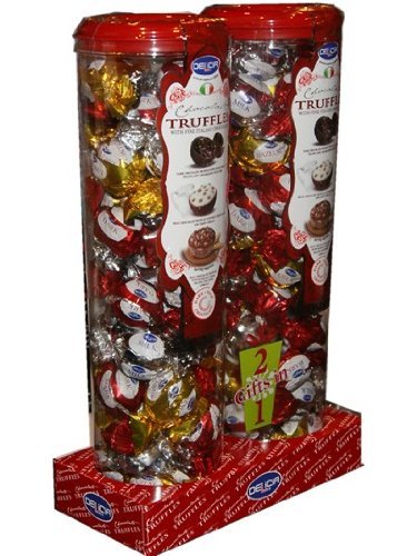 0852470002011 - DELICIA CHOCOLATE TRUFFLES WITH FINE ITALIAN CHOCOLATE GIFTS 2 IN 1 (NET WT 900 G)