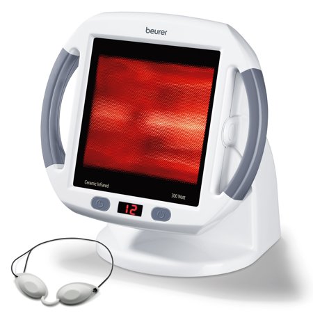 0852547004108 - BEURER IL50 INFRARED HEAT LAMP FOR MUSCLE PAIN AND COLD RELIEF, LIGHT THERAPY