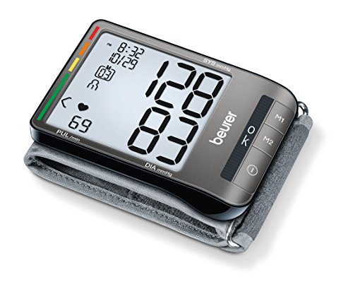 0852547004641 - BEURER WRIST BLOOD PRESSURE MONITOR WITH XL DISPLAY