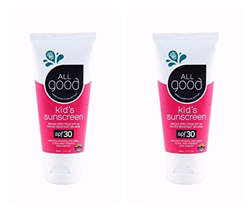 0852570006605 - NEW ALL GOOD SPF 30 KIDS SUNSCREEN LOTION, WATER RESISTANT, 3 OZ. (2-PACK)