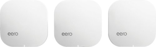 0852582006150 - EERO PRO WI-FI SYSTEM (3 EEROS) - ADVANCED TRI-BAND TRUE MESH NETWORK, GIGABIT SPEED, WPA2 ENCRYPTION, REPLACES WIRELESS ROUTER AND RANGE EXTENDER, WORKS WITH ALEXA (2ND GENERATION)