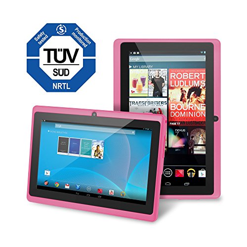 0852659189731 - CHROMO INC 7 TABLET GOOGLE ANDROID 4.4 WITH TOUCHSCREEN, CAMERA, 1024X600 RESOLUTION, NETFLIX, SKYPE, 3D GAME SUPPORTED - PINK