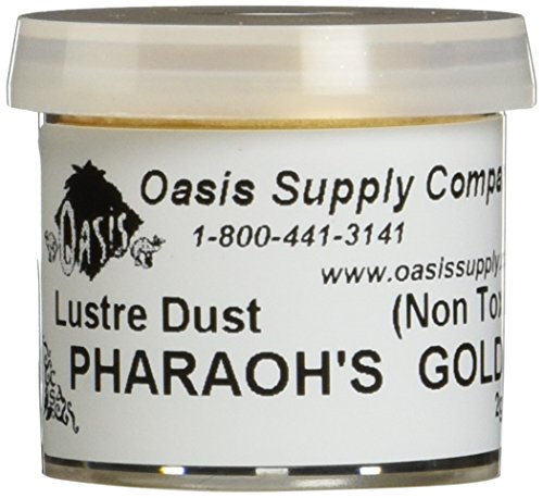 0852664317204 - OASIS SUPPLY LUSTER DUST (ANTIQUE), 2GM, OLD GOLD