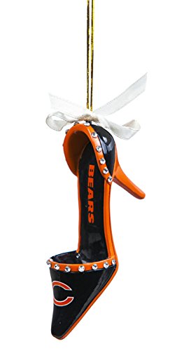 0852683524560 - NFL LICENSED TEAM SHOE ORNAMENT WITH RIBBON (CHICAGO BEARS)