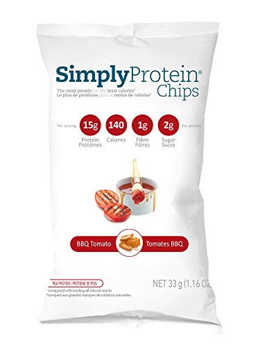 0852735001780 - SIMPLY PROTEIN CHIPS, BBQ TOMATO FLAVOR 33-GRAM (PACK OF 12)